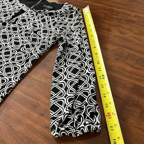 Print 3/4 sleeve  dress - Picture 5 of 8